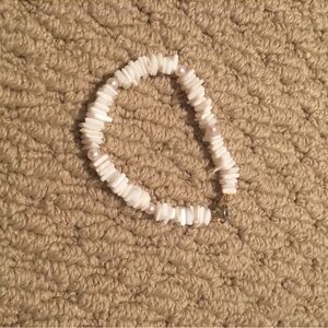 Chic White Beaded Bracelet